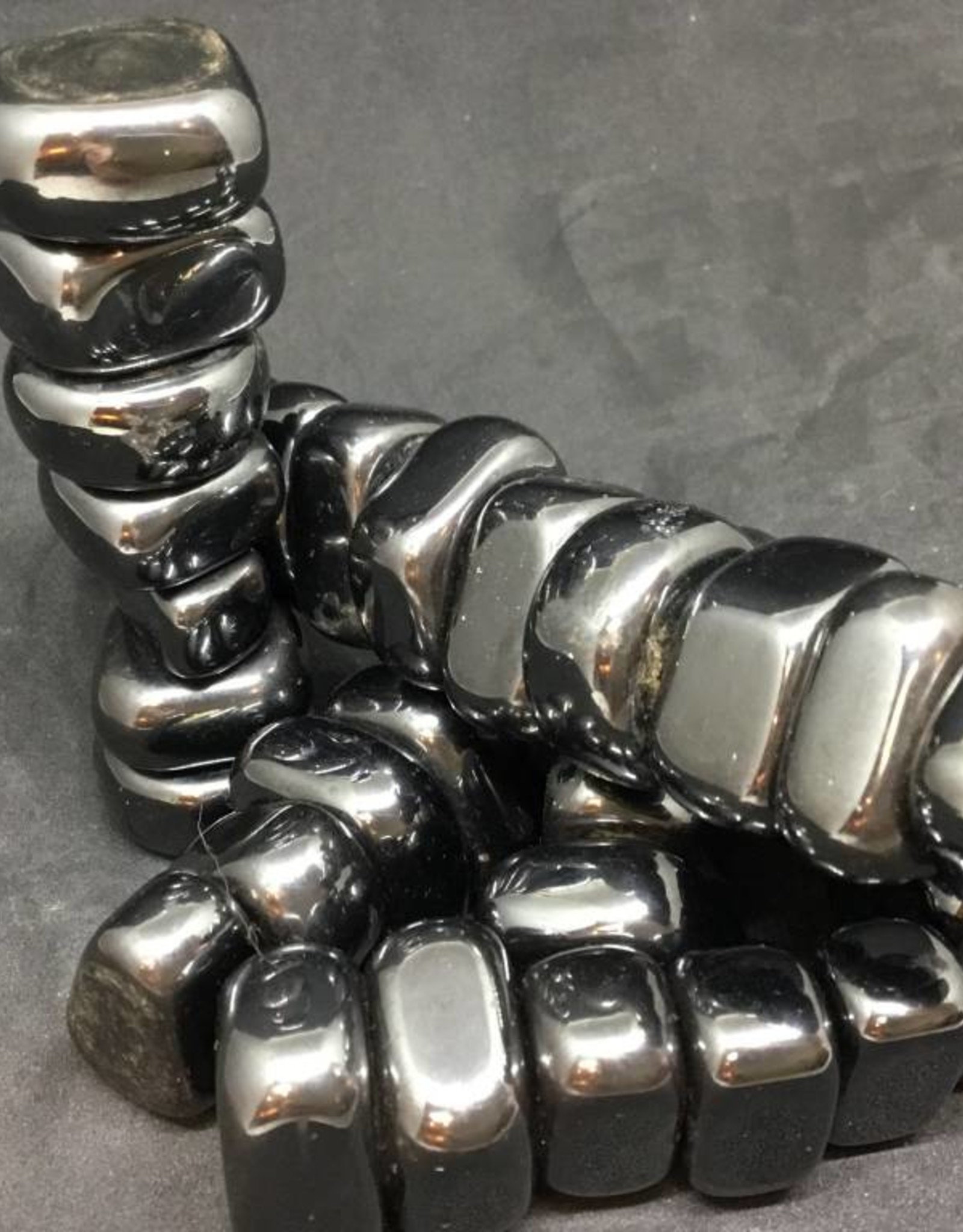 Magnetic Hematite Tumbled Stone