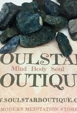RAW Blue Apatite Tumbled Stone