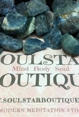 RAW Blue Apatite Tumbled Stone