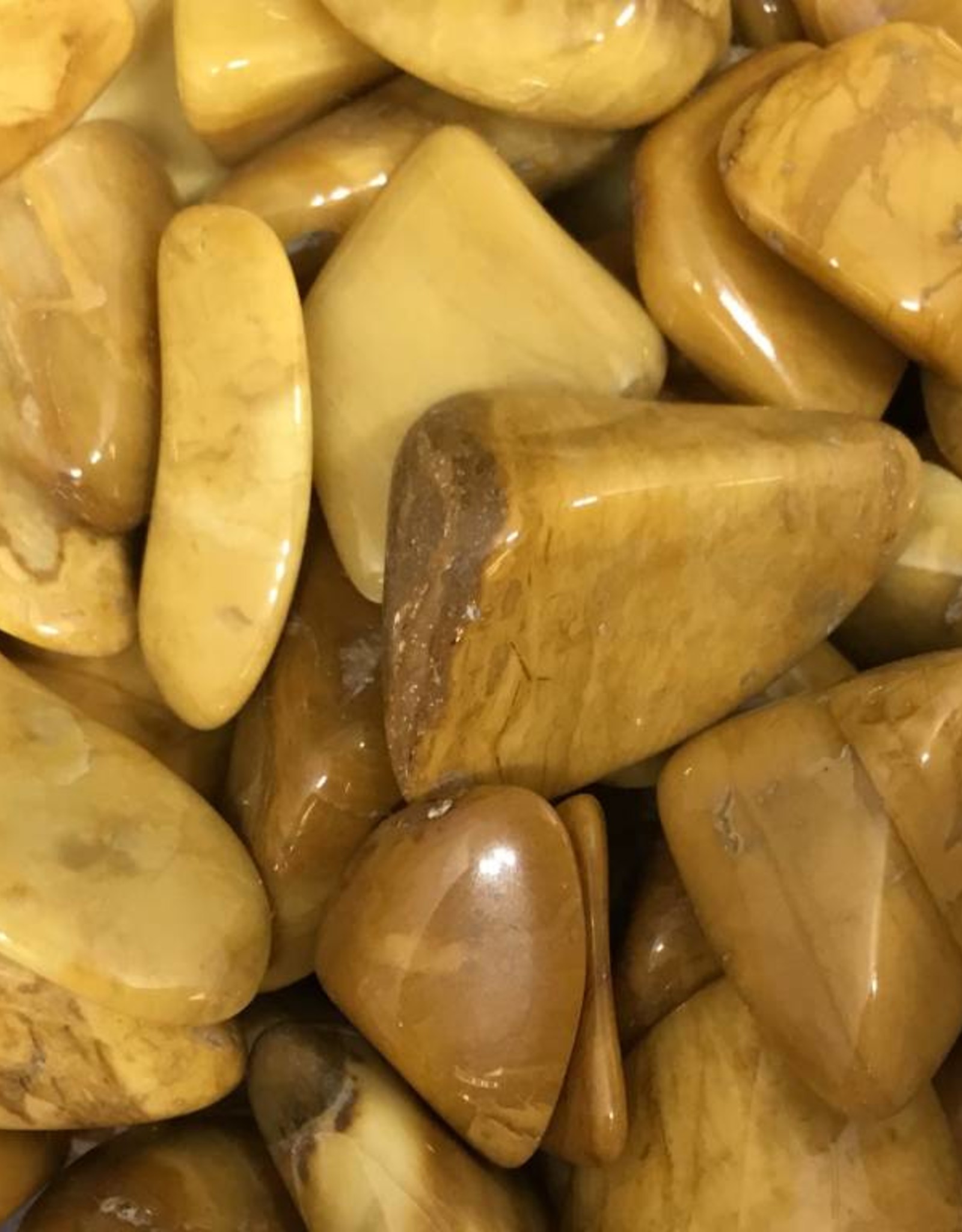 Yellow Jasper Tumbled Stone Soulstar Metaphysics