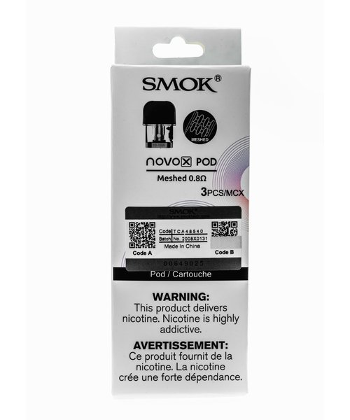SMOK Novo X Replacement pods (Pack of 3)