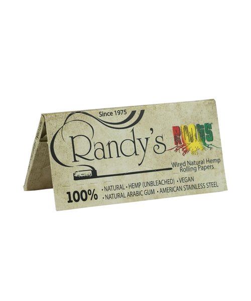 Randy's Roots Wired Natural Hemp Rolling Papers 1 1/4