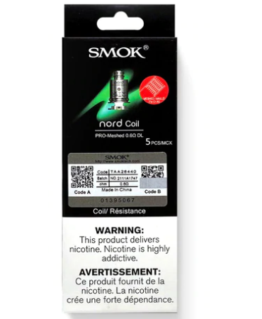 SMOK Smok Nord Pro Replacement Coils (Pack of 5) Meshed 0.6ohm DL