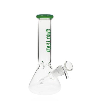 Shatterd Shatterd Basic Beaker Bong 8" Shatterd Shatterd Basic Beaker Bong 8"
