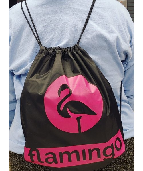 Flamingo Drawstring Bag