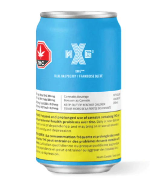 XMG Blue Raspberry THC Beverage