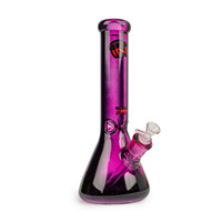 iRie 12" 7mm Thick Beaker Tube W/Black Accents