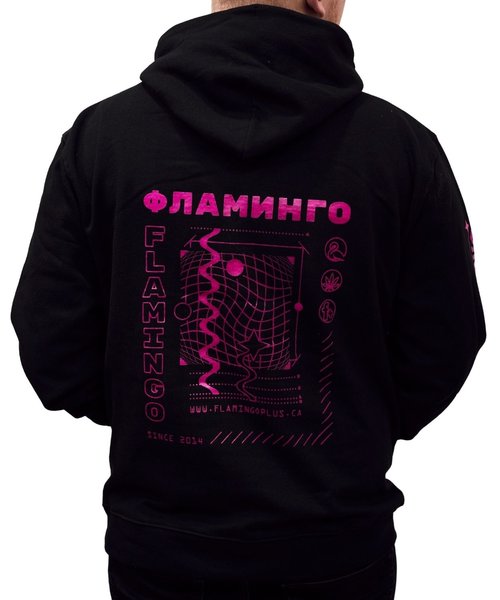 Champion x Flamingo+ Hoodie "Slavic Industrial"