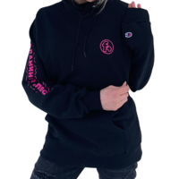 Champion x Flamingo+ Hoodie "Slavic Industrial"