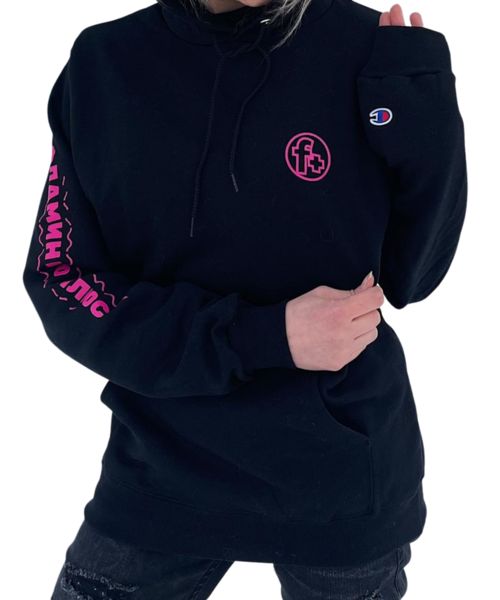 Champion x Flamingo+ Hoodie "Slavic Industrial"