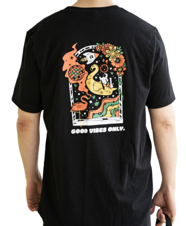 flamingo+ Flamingo T-Shirt "Good Vibes Only" flamingo+ Flamingo T-Shirt "Good Vibes Only"