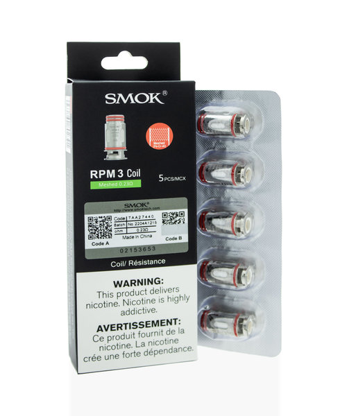 SMOK  RPM3 Coil Meshed (5-Pack)