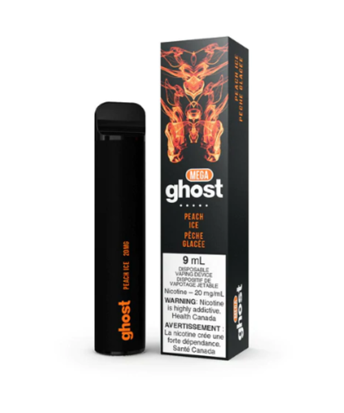 Ghost MEGA (3000 puffs) Disposable Vape Peach Ice