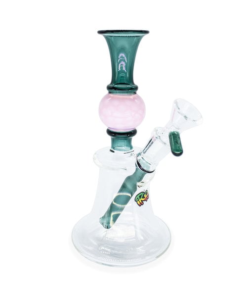 iRie 7" Honeycomb Flower Glass Bubbler