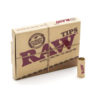 RAW RAW Slim Pre-Rolled Unbleached Tips 21 pack RAW RAW Slim Pre-Rolled Unbleached Tips 21 pack