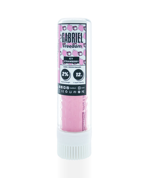 Uwell GABRIEL Freedom Disposable Vape 20mg (6000puffs) Icy Strawberry