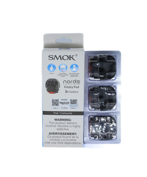 SMOK Nord 5 Empty Replacement Pod (3 Pack) [CRC]