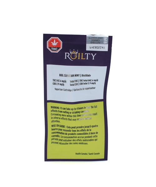 Roilty Roil Canadian Mint  Hybrid Cartridge 1G