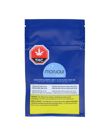 monjour Monjour Bare Bed Time Blueberry Lemon Hybrid Gummies 4X2.5MG monjour Monjour Bare Bed Time Blueberry Lemon Hybrid Gummies 4X2.5MG