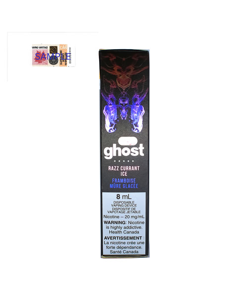 Ghost MEGA (3000 puffs) Disposable Vape Razz Currant Ice
