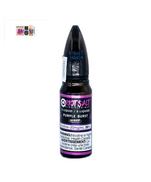 Riot Purple Burst Hybrid Salts 30mL