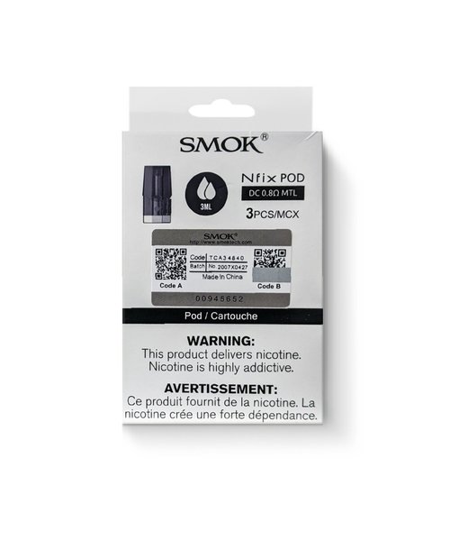 SMOK NFix Replacement Pods 3-Pack