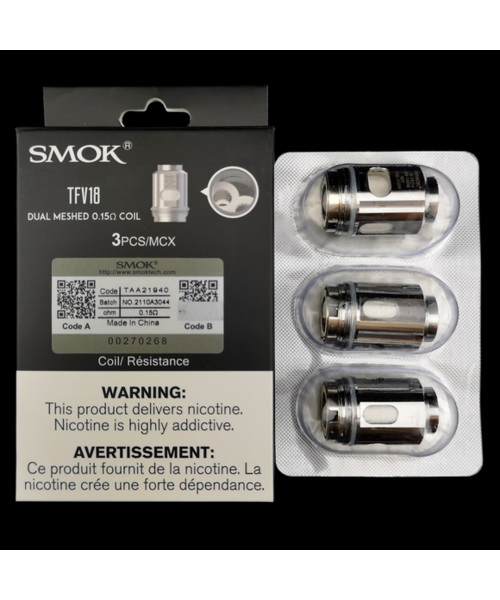 SMOK TFV18 Replacement Coils 3-Pack