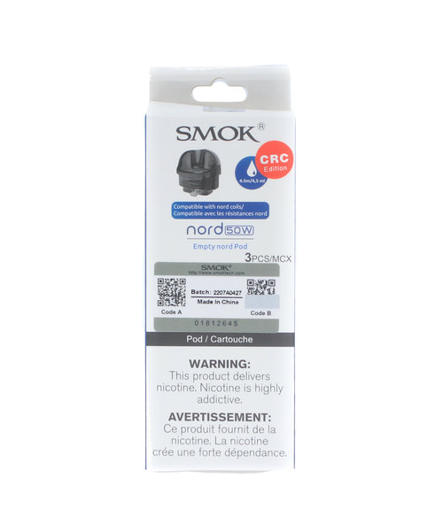 SMOK Nord 50W Replacement Pods 3-Pack