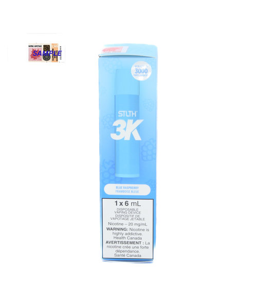 STLTH 3k Non-Rechargeable Disposable 3000 Puff Blue Raspberry 20mg