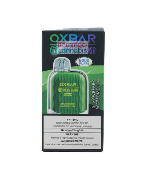 Oxbar Rechargeable 8000 Puff Disposable Vape 20mg Strawberry Watermelon