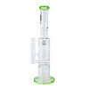 infyniti Infyniti 16" Bong with Multiple Percs and Ice Catcher Green infyniti Infyniti 16" Bong with Multiple Percs and Ice Catcher Green
