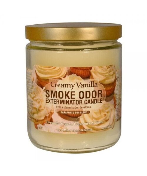 Smoke Odor 13oz Candle Creamy Vanilla
