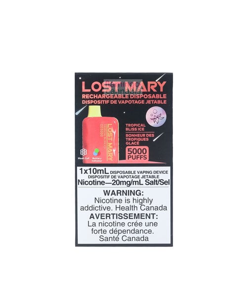 LOST MARY 5000 Puff Rechargeable Disposable Tropical Bliss Ice 20mg