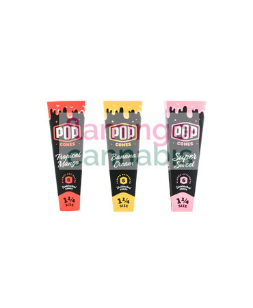 Pop Cones Pop Cones 1 1/4 Pre-Rolled Flavoured Cones Pop Cones Pop Cones 1 1/4 Pre-Rolled Flavoured Cones