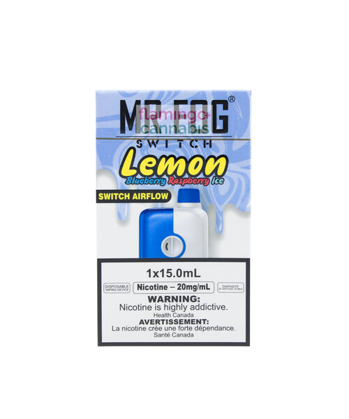 Mr. Fog Switch 5500 Puff Rechargeable Lemon Blueberry Raspberry Ice 20mg