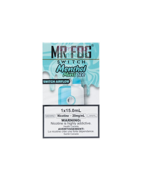 Mr. Fog Switch 5500 Puff Rechargeable Menthol Mint Ice 20mg