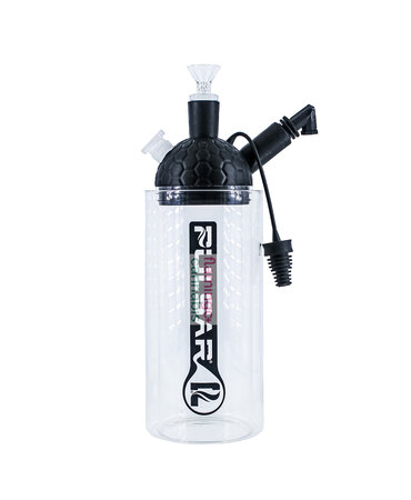 Pulsar Pulsar Rip Silicone Series Gravity Bong W/ Cart Adapter Attachment Black