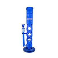 Pulsar Hyperspace Straight Tube Bong 14" Assorted