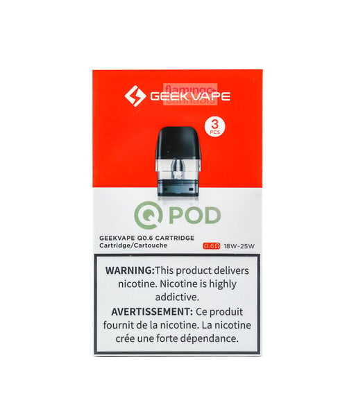 GEEKVAPE Q Replacement Pods 0.6ohm