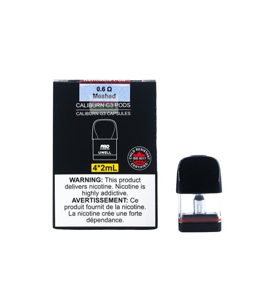 Uwell Caliburn G3/GPP Replacement Pods 4-Pack w/coil [CRC]