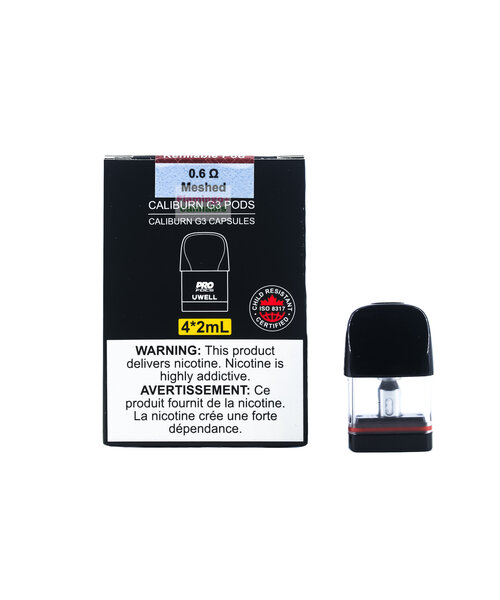 Uwell Caliburn G3 Replacement Pods 4-Pack w/coil [CRC]