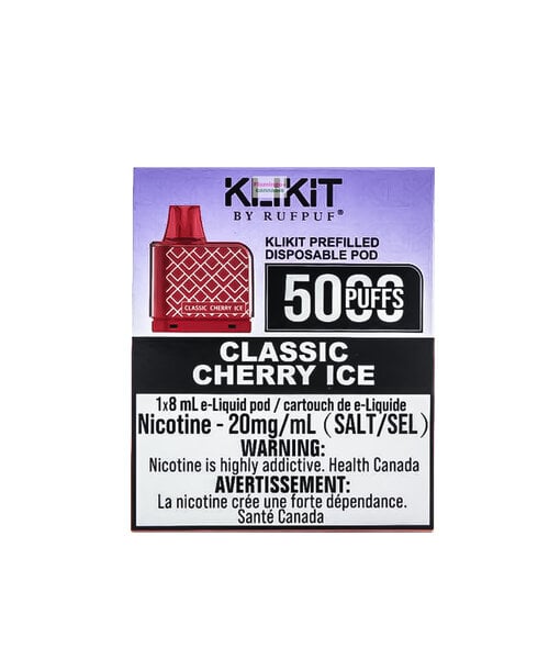 Rufpuf Klikit Pre-Filled Pod 5000 20mg 8mL Classic Cherry Ice