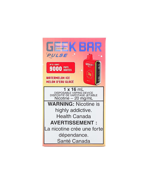 Geek Bar Pulse 9000 Puff Rechargeable Disposable 20mg Watermelon Ice
