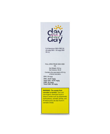 DayDay Full Spectrum CBG + CBD Oil DayDay Full Spectrum CBG + CBD Oil