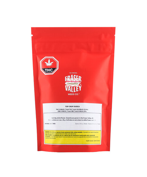 The Original Fraser Valley Top Crop Indica Flower 28G