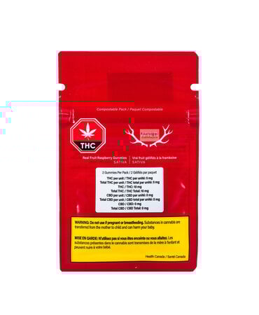WYLD Wyld Raspberry Sativa THC Gummies 2X5MG WYLD Wyld Raspberry Sativa THC Gummies 2X5MG