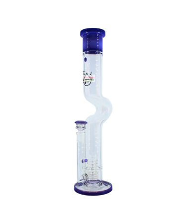 Pulsar Pulsar Swerve U - Bend Neck 16.5" Straight Tube Bong (Assorted) Pulsar Pulsar Swerve U - Bend Neck 16.5" Straight Tube Bong (Assorted)