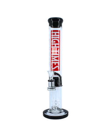 Pulsar Pulsar X High Times 17.5" Straight Tube Recycler W/ Horn Bowl Pulsar Pulsar X High Times 17.5" Straight Tube Recycler W/ Horn Bowl