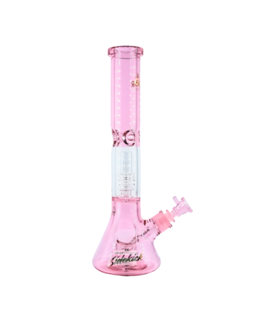 GEAR Premium GEAR Premium 15.5" 7mm Thick Sidekick Dual Chamber Beaker Base Water Pipe GEAR Premium GEAR Premium 15.5" 7mm Thick Sidekick Dual Chamber Beaker Base Water Pipe