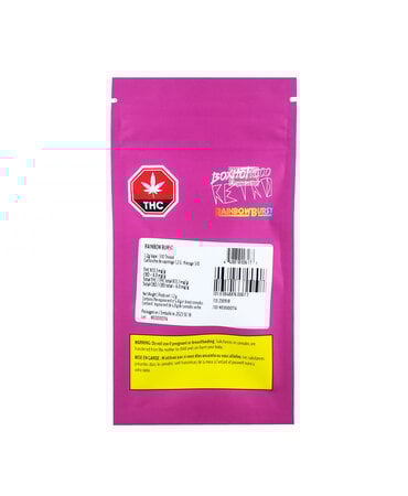 BoxHot1000 BoxHot Retro Rainbow Burst Hybrid Cartridge 1.2G